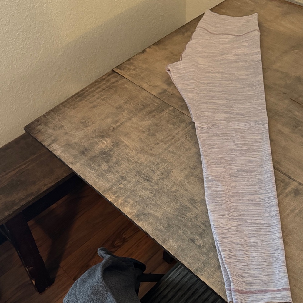 Lululemon Athletica Light Pink, Gray & Purple Align HR 28 Length. EXCELLENT COND